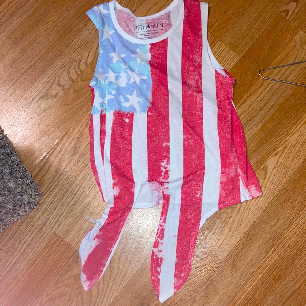 American flag shirt
